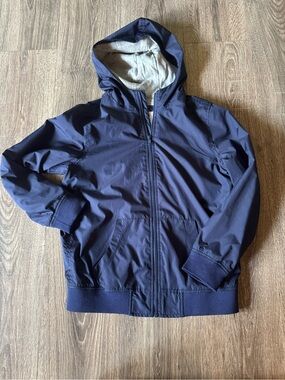 Old Navy Navy Hooded Wind Breaker for Kids